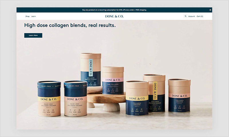 Shopify Website Example 5